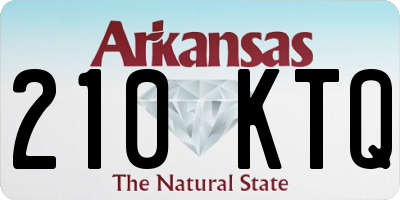 AR license plate 210KTQ