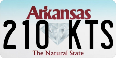 AR license plate 210KTS