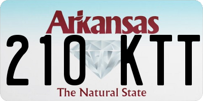 AR license plate 210KTT