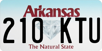 AR license plate 210KTU