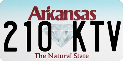 AR license plate 210KTV