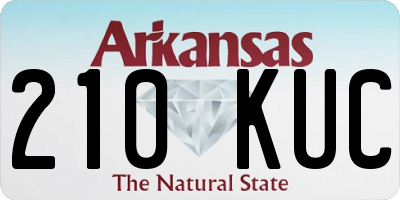 AR license plate 210KUC