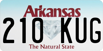 AR license plate 210KUG