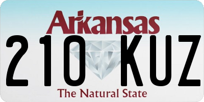 AR license plate 210KUZ