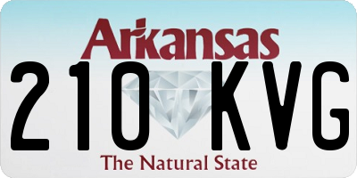 AR license plate 210KVG