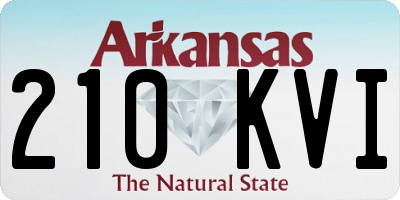AR license plate 210KVI
