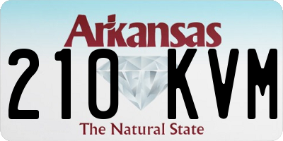 AR license plate 210KVM