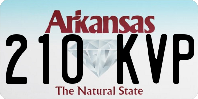 AR license plate 210KVP
