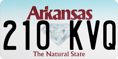 AR license plate 210KVQ
