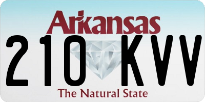 AR license plate 210KVV