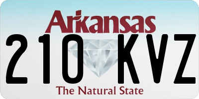 AR license plate 210KVZ