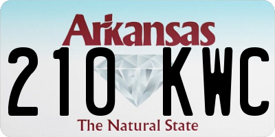 AR license plate 210KWC