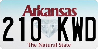 AR license plate 210KWD