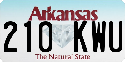 AR license plate 210KWU