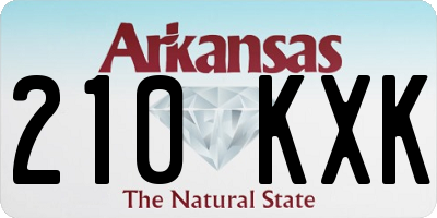 AR license plate 210KXK