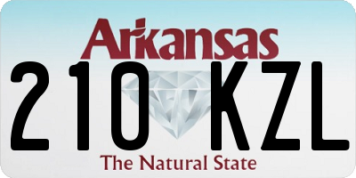 AR license plate 210KZL
