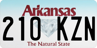 AR license plate 210KZN