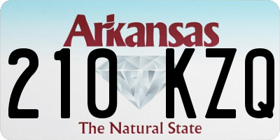 AR license plate 210KZQ