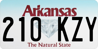 AR license plate 210KZY