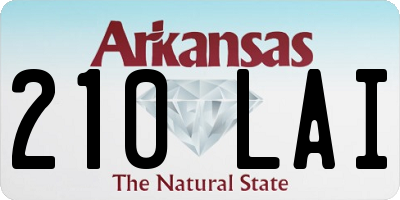 AR license plate 210LAI