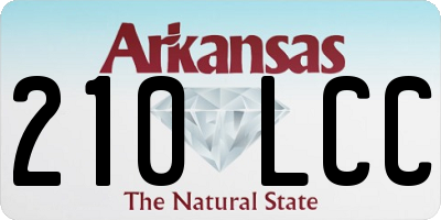 AR license plate 210LCC
