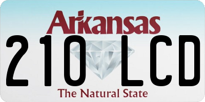 AR license plate 210LCD