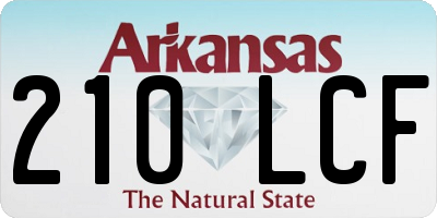 AR license plate 210LCF