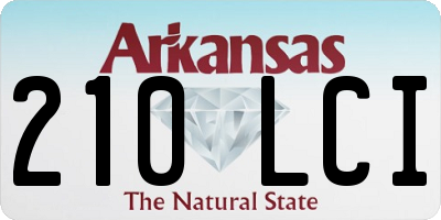 AR license plate 210LCI