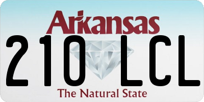 AR license plate 210LCL