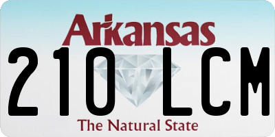AR license plate 210LCM
