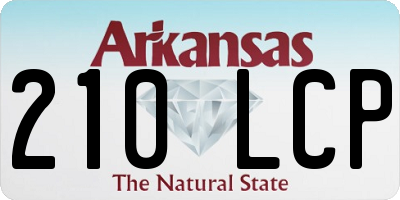 AR license plate 210LCP