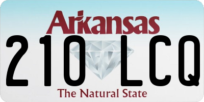 AR license plate 210LCQ