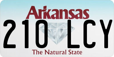 AR license plate 210LCY
