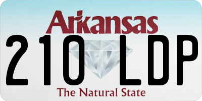 AR license plate 210LDP