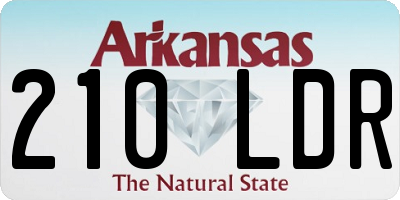 AR license plate 210LDR