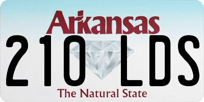 AR license plate 210LDS
