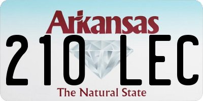 AR license plate 210LEC