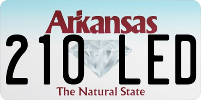 AR license plate 210LED