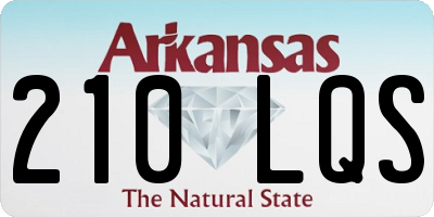 AR license plate 210LQS