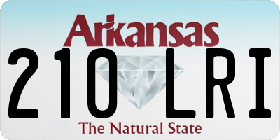 AR license plate 210LRI