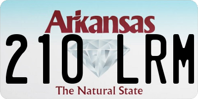 AR license plate 210LRM