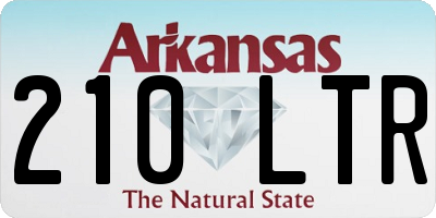 AR license plate 210LTR