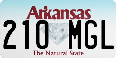 AR license plate 210MGL