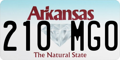 AR license plate 210MGO