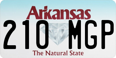 AR license plate 210MGP