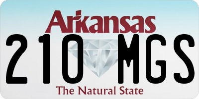 AR license plate 210MGS