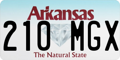 AR license plate 210MGX