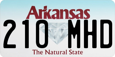 AR license plate 210MHD
