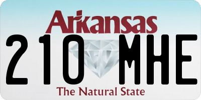 AR license plate 210MHE