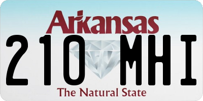 AR license plate 210MHI